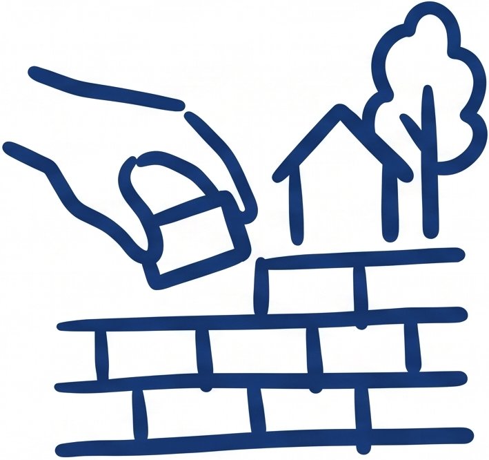 Muro en construcción